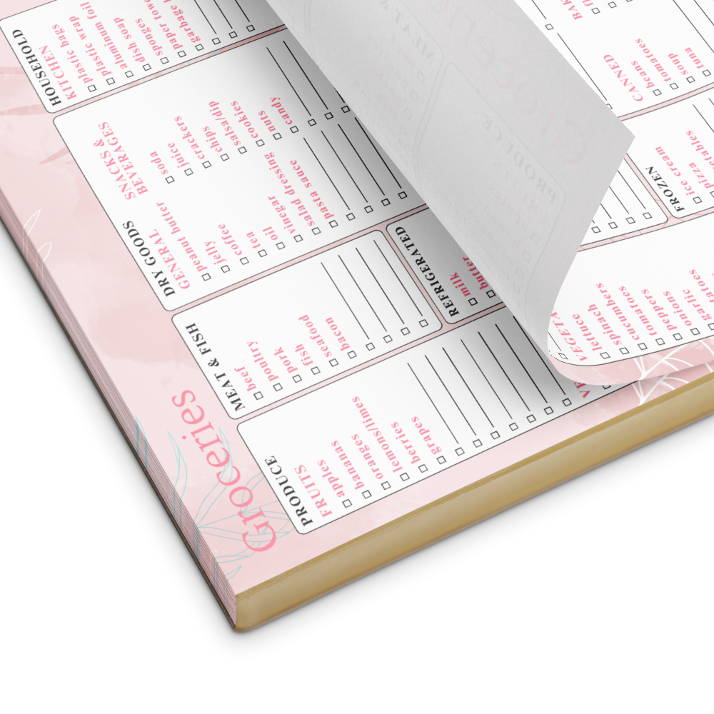 Grocery List Notepad
