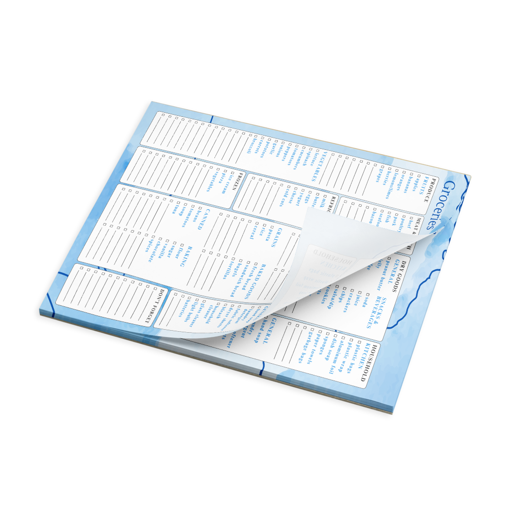 Grocery List Notepad