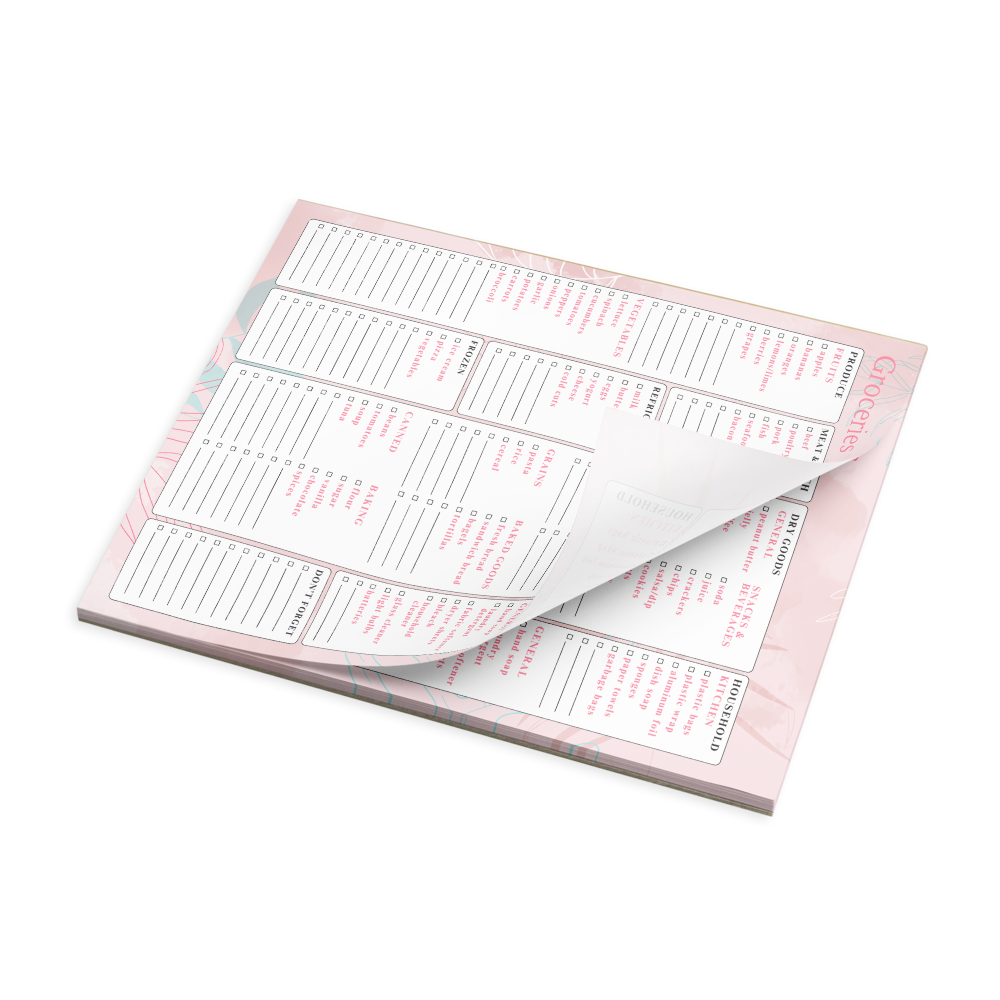 Grocery List Notepad