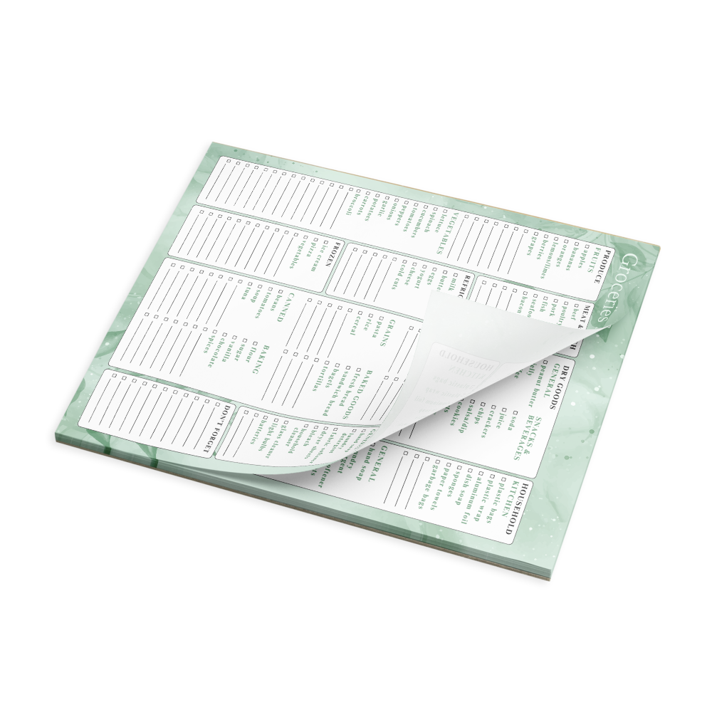 Grocery List Notepad