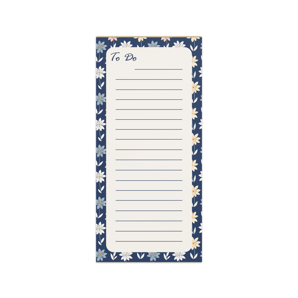 Twilight Blooms Magnetic To-Do List