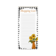Country Blooms Magnetic Notepad