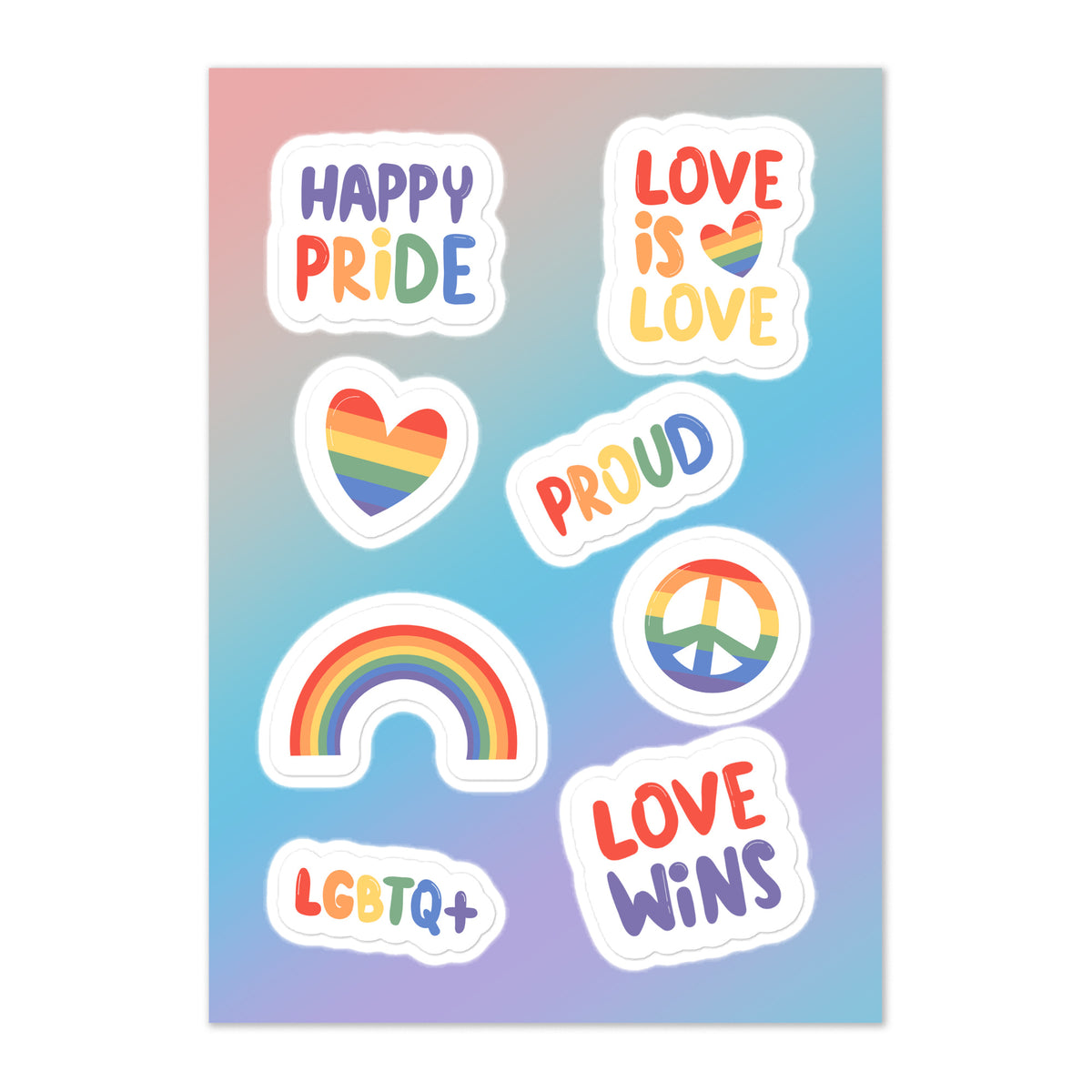Pride Sticker Sheet 2