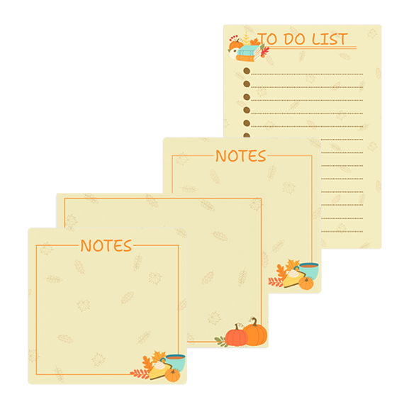 Pumpkin Pie Post-it® Note Pads